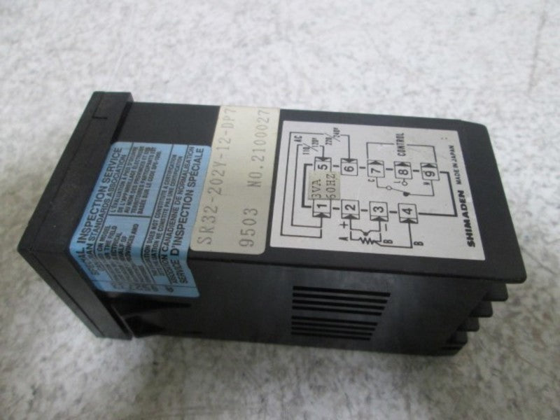 SHIMADEN SR32-202Y-12-DP7920 CONTROLLER  UNMP