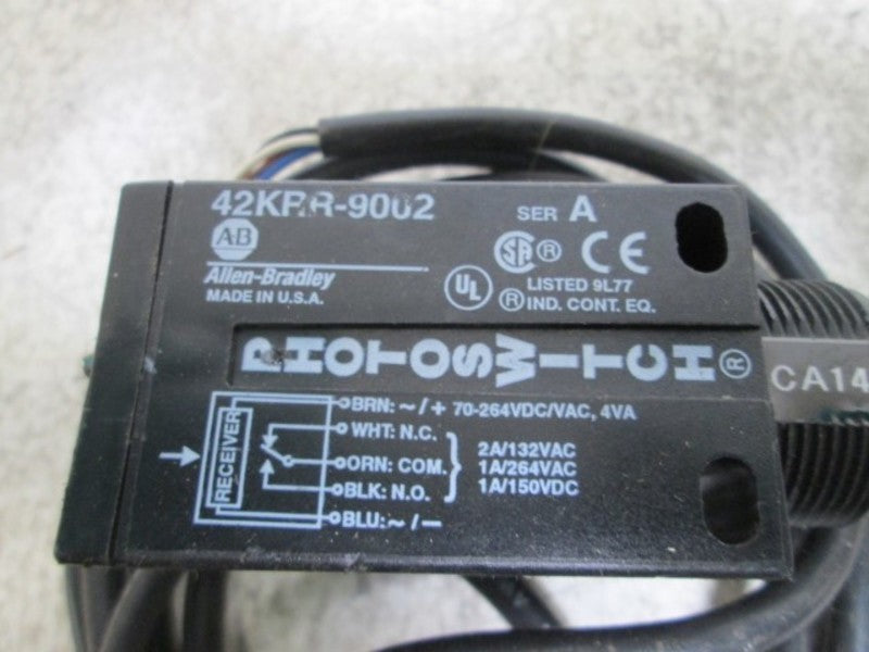 ALLEN BRADLEY 42KRR-9002 SER.A PHOTOELECTRIC SWITCH  UNMP