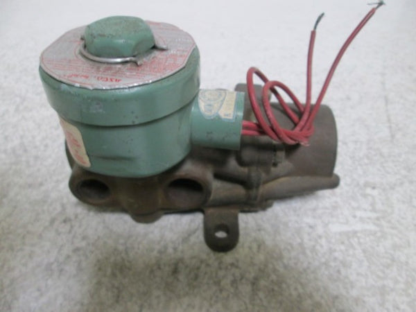 ASCO 8344C37 BRASS SOLENOID VALVE 110/50 120/60  UNMP