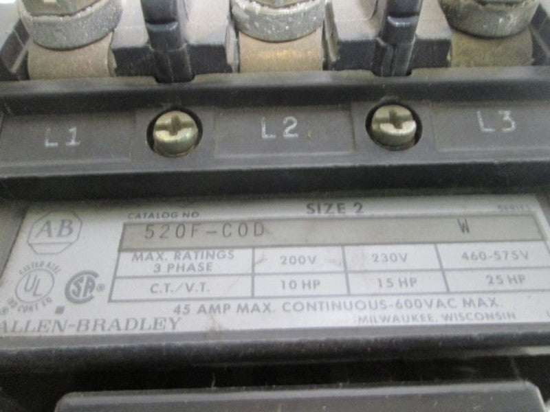 INDUSTRIAL SPARE PART 520F-COD SER. W STARTER  UNMP