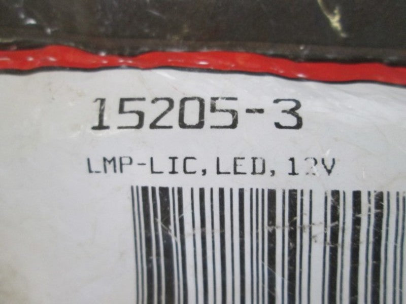 TRUCK-LITE 15205-3 LICENSE & UTILITY SEALED 3 DIODE PATTERN  NSNP IN A BAG