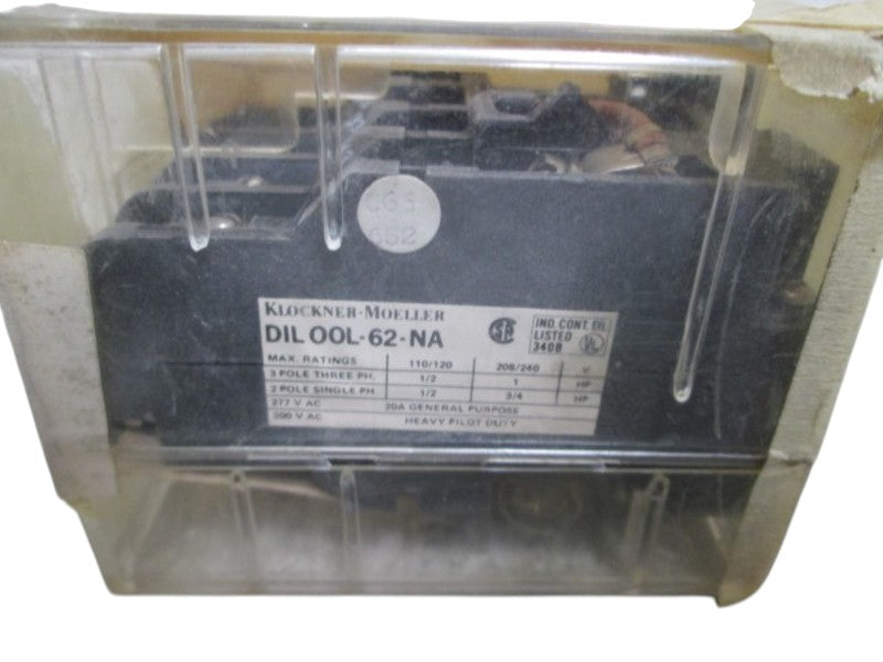 KLOCKNER-MOELLER DILOOL-62-NA CONTACTOR 115V  NSNP