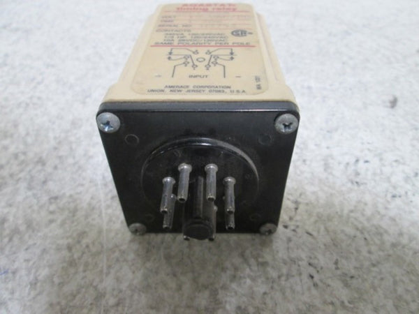 AGASTAT SSC12ACA TIME-DELAY RELAY 120VAC  UNMP