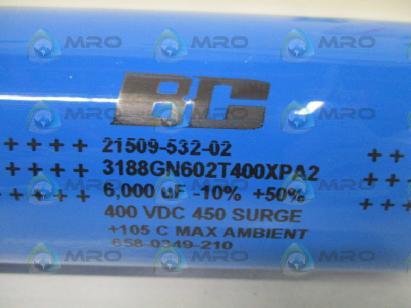 BC 21509-532-02 CAPACITOR 400VDC  NSNP