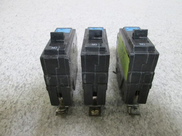 LOT OF 3 GENERAL ELECTRIC THHQB120 CIRCUIT BREAKERS 20AMP UNMP