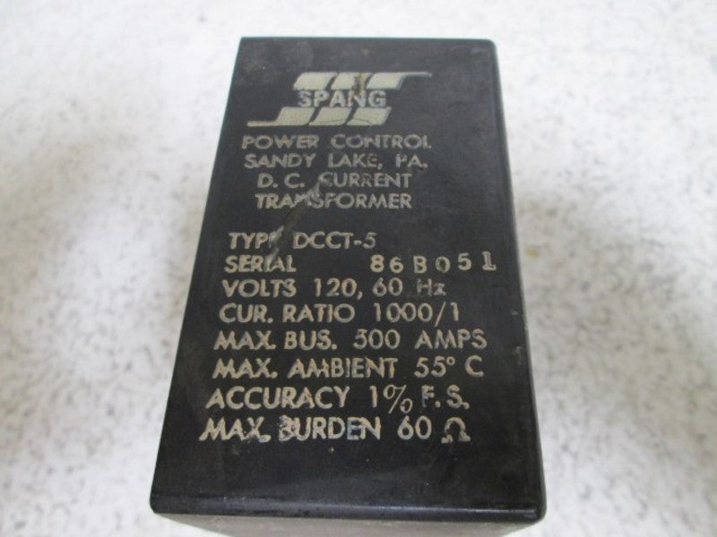 SPANG DCCT-5 120V 500A UNMP