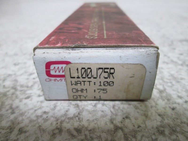 OHMITE L100J75R RESISTOR  NSMP