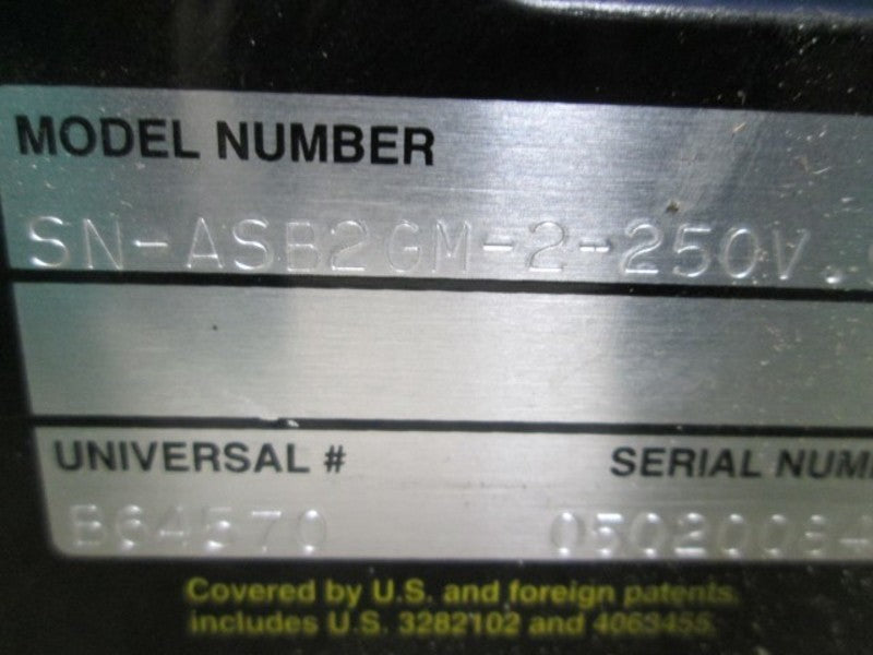 UNIVERSAL SN-ASB2 GM-2-250V UNMP
