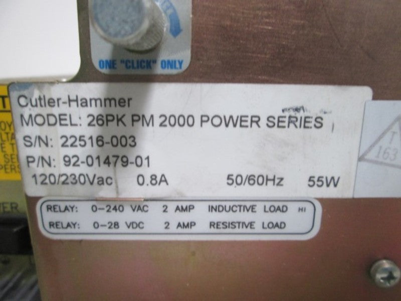 CUTLER HAMMER 92-01479-01  POWER SUPPLY  UNMP