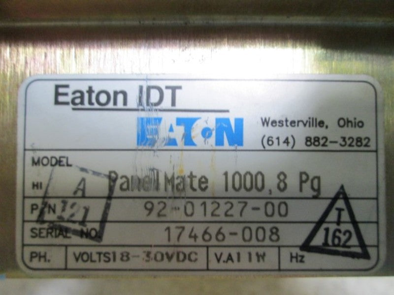 CUTLER HAMMER 92-01227-00 18-30VDC UNMP