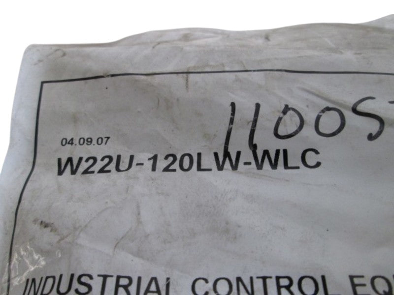 INDUSTRIAL CONTROL W22U-120LW-WLC PUSHBUTTON SELECTOR  NSNP IN BAG