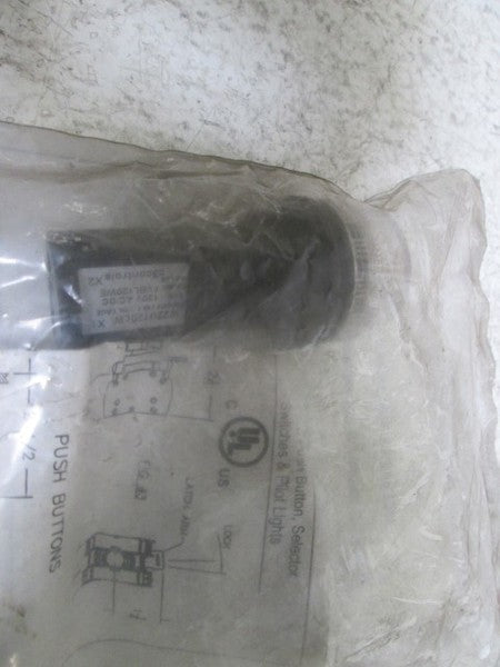 INDUSTRIAL CONTROL W22U-120LW-WLC PUSHBUTTON SELECTOR  NSNP IN BAG