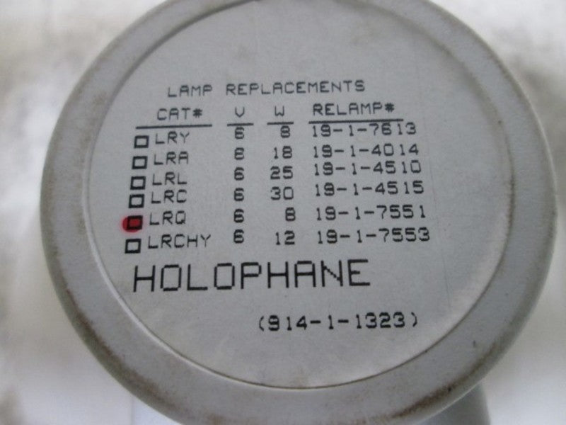 LRQ HOLOPHANE 6V 8W WHITE  NSMP
