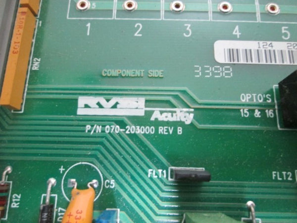 RVSI 070-203000 REV B CONTROL BOARD ASSEMBLY  UNMP