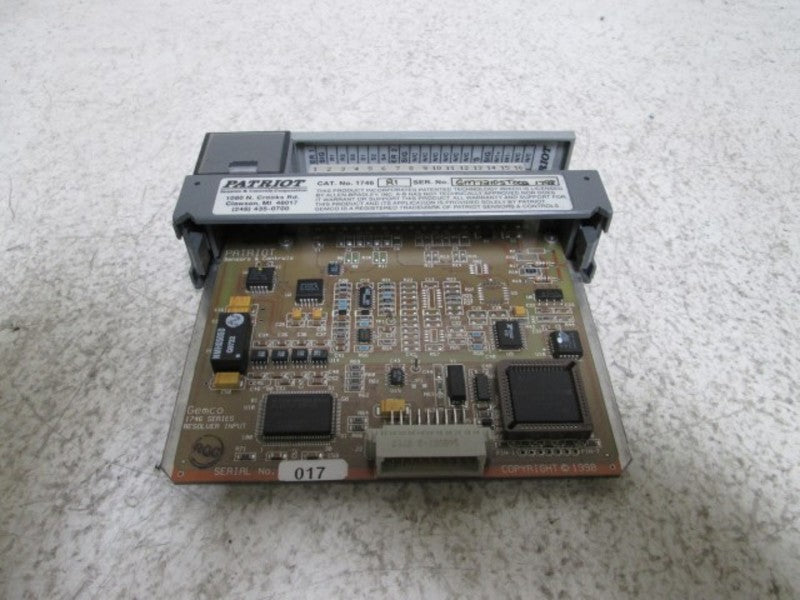 PATRIOT 1746-R1 SINGLE AXIS RESOLVE INTERFACE  UNMP