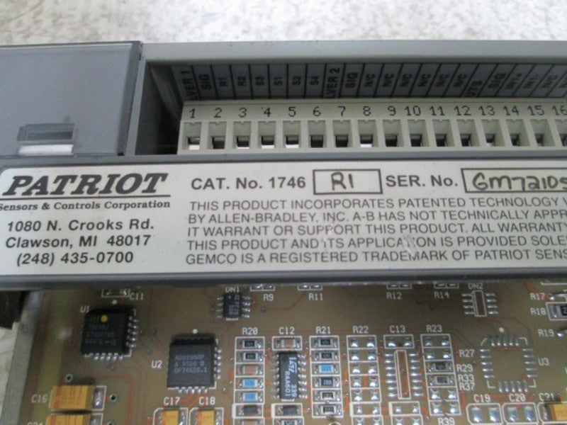 PATRIOT 1746-R1 SINGLE AXIS RESOLVE INTERFACE  UNMP