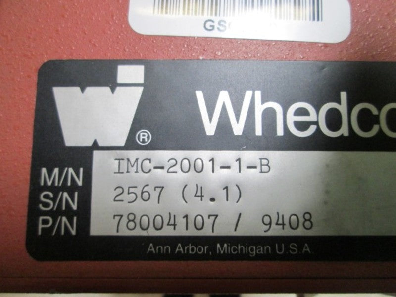 WHEDCO IMC-2001-1-B STEPPING MOTOR CONTROL SYSTEM  UNMP