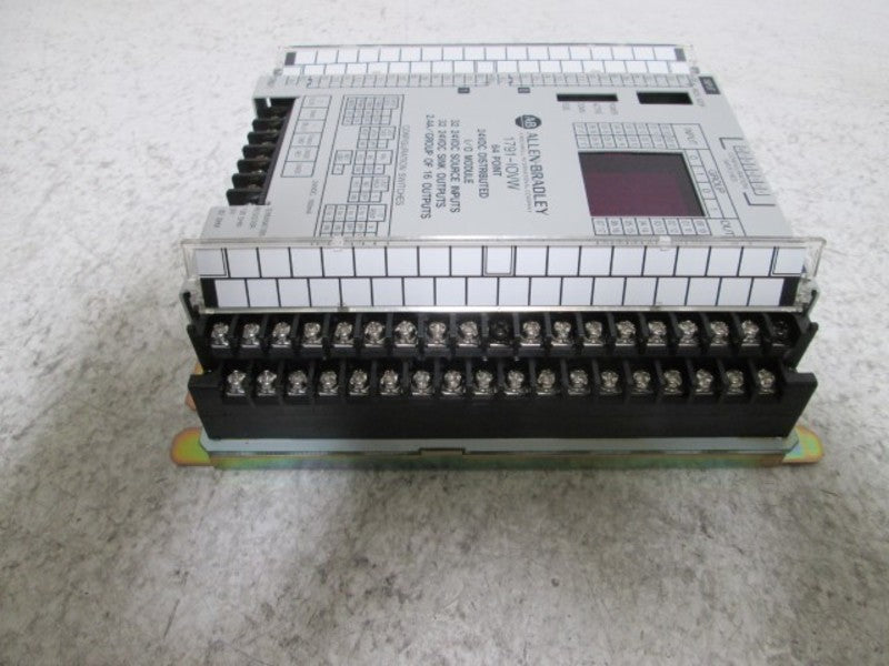 ALLEN BRADLEY 1791-IOVW SER. A  I/O MODULE 64 POINT 24VDC  NSMP