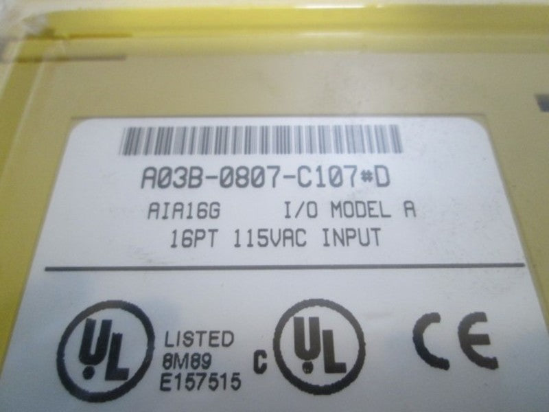 FANUC A03B-0807-C107 I/O MODULE  NSMP