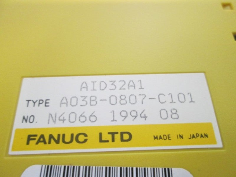FANUC A03B-0807-C101 INPUT MODULE  NSMP