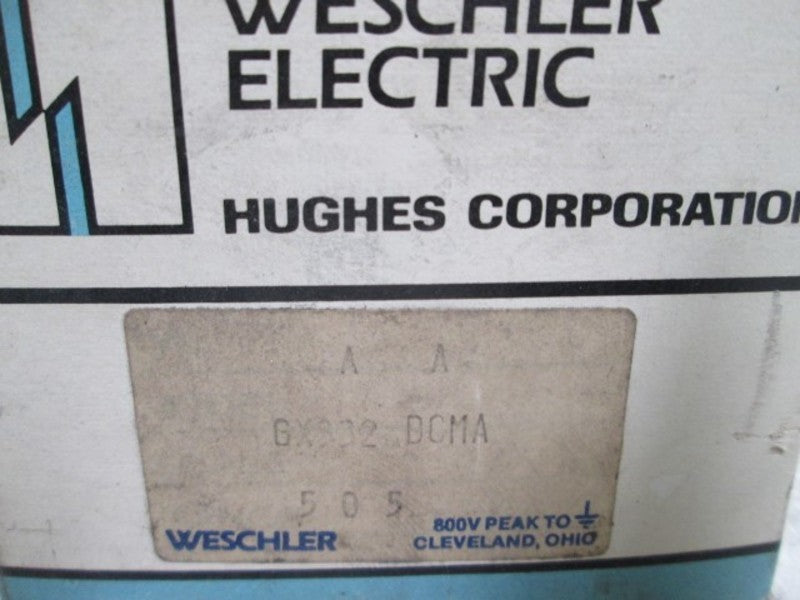 WESCHLER GX-332 PANEL METER 5-0-5 DC MILLIAMPERS  NSMP