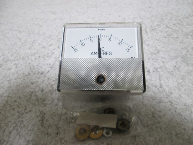 WESCHLER GX-332 PANEL METER 15-0-15 DC AMPERS  NSMP