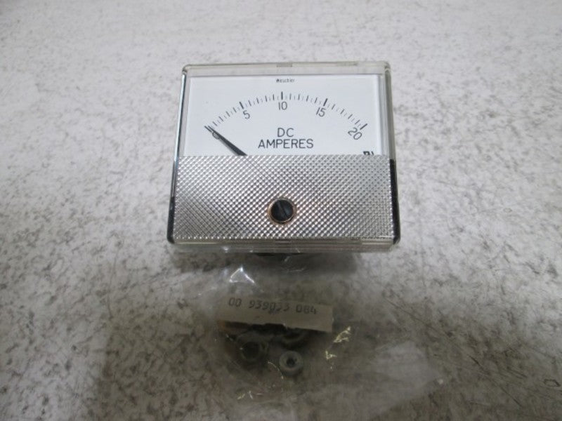 WESCHLER GX-332 PANEL METER 0-20 DC AMPERS  NSMP