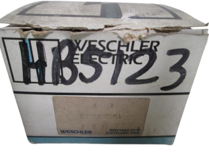 WESCHLER GX-332 PANEL METER 20-0-20 DC MILLIAMPERS  NSMP