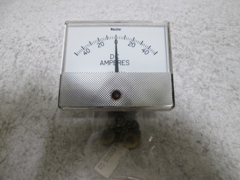 WESCHLER GX-352 PANEL METER 50-0-50 DC AMPERS  NSMP