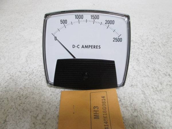 YOKOGAWA 250-400-FAXS PANEL METER 0-2500 DC AMPERS  NSMP