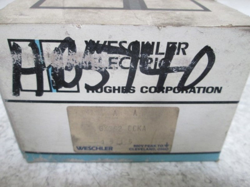 WESCHLER GX-352 PANEL METER 1.5-0-1.5 DC KILOAMPERES  NSMP