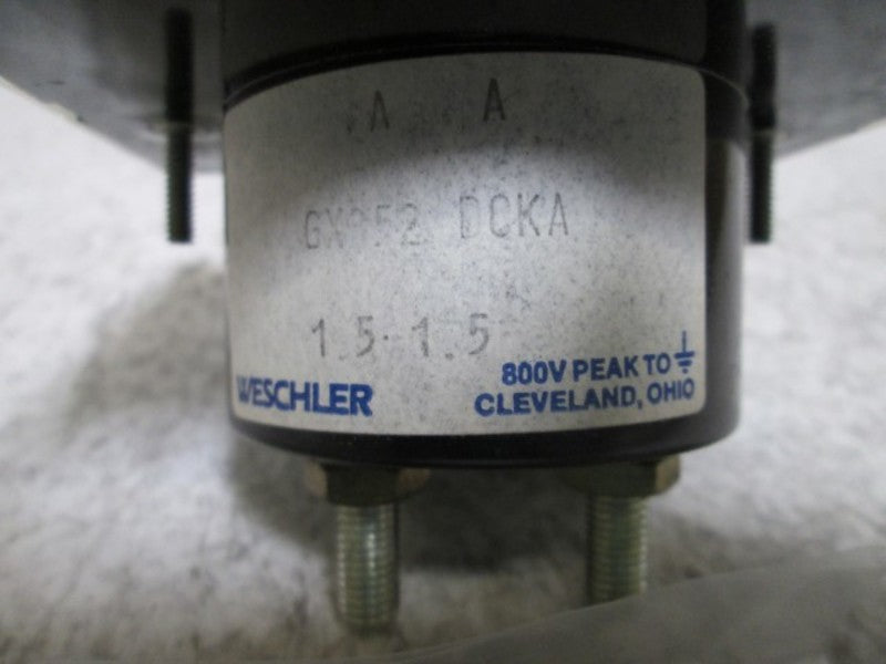 WESCHLER GX-352 PANEL METER 1.5-0-1.5 DC KILOAMPERES  NSMP