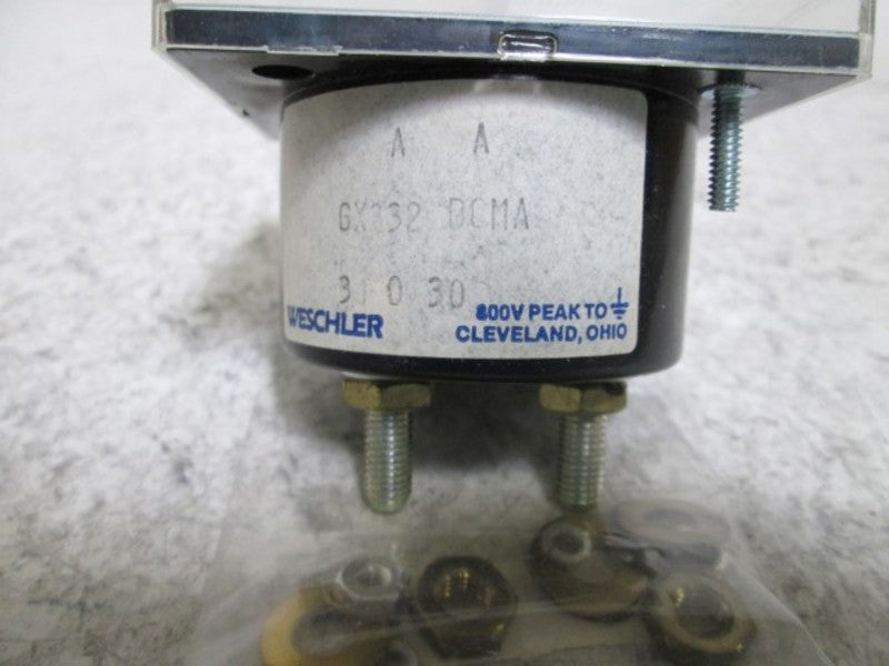WESCHLER GX-332 PANEL METER 30-0-30 DC MILLIAMPERES  NSMP