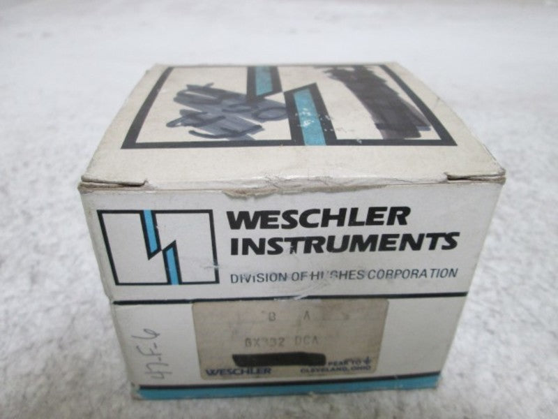 WESCHLER GX-332 PANEL METER 2000-0-2000 DC AMPERES  NSMP