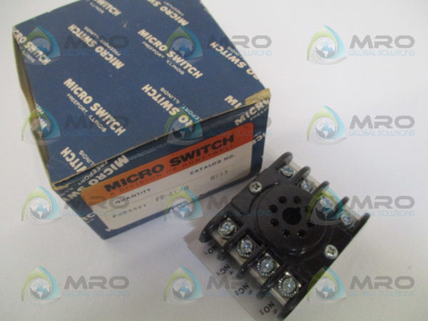 MICRO SWITCH FE-LCR0 RELAY SOCKET 8 PIN  NSMP