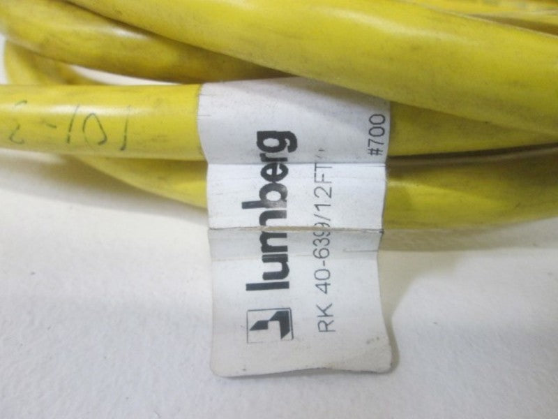 LUMBERG RK 40-639/12FT CORDSET 4PIN FEMALE CONNECTOR  UNMP