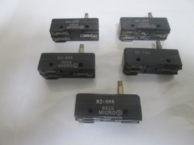LOT OF 5 MICROSWITCH BZ-3RS NSNP