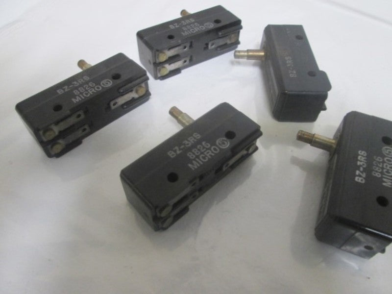 LOT OF 5 MICROSWITCH BZ-3RS NSNP