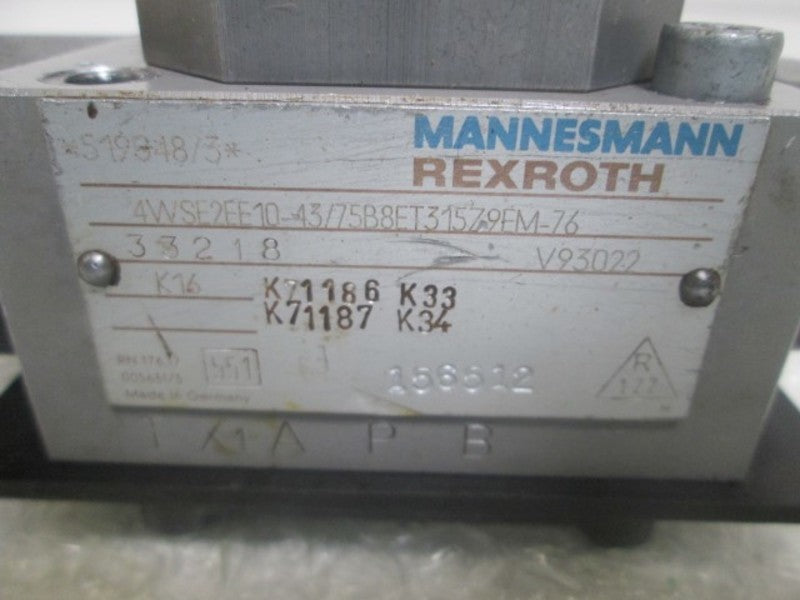 REXROTH  4WSE2EE 10-43/75B8ET31579EM-76 UNMP