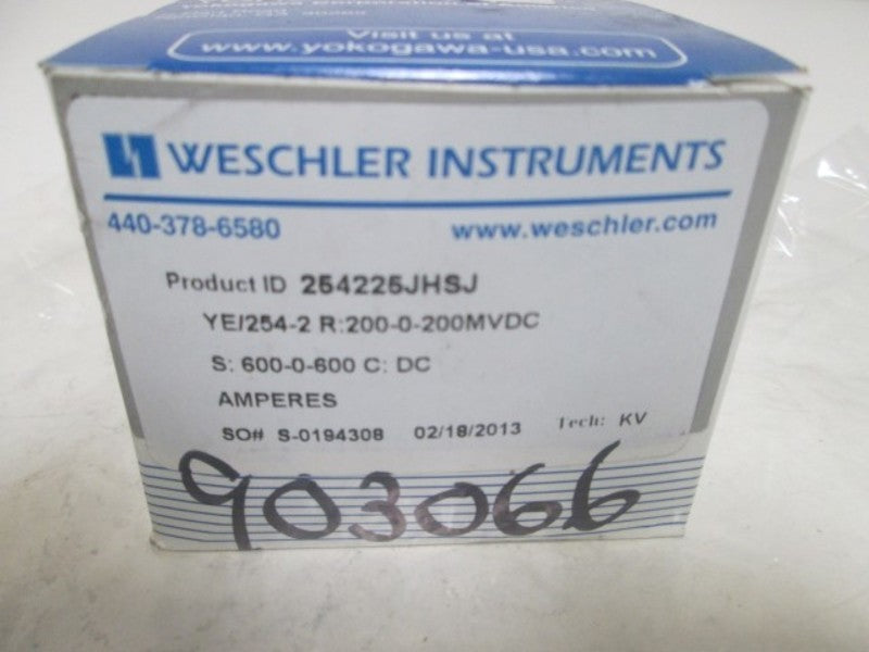 WESCHLER 254225JHSJ 600-0-600C  NSMP