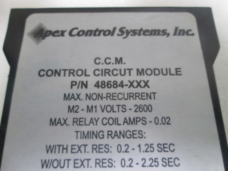 APEX CONTROL 48648-XXX CONTROL CIRCUIT MODULE  NSNP