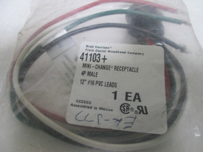 DANIEL WOODHEAD 41103+ RECEPTACLE  NSMP