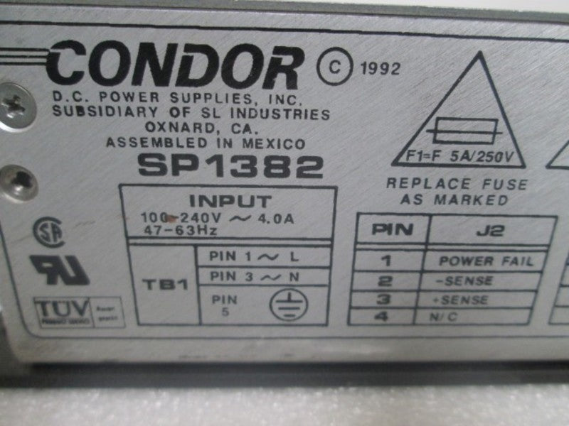 CONDOR SP1382 240V  UNMP
