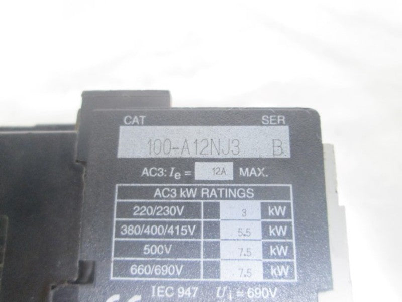 ALLEN BRADLEY 100-A12NJ3 SER. B 24V UNMP
