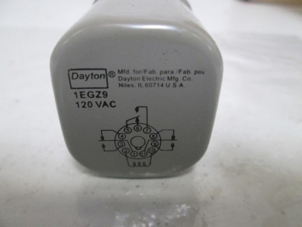 DAYTON 1EGZ9 RELAY 120 VAC  NSNP