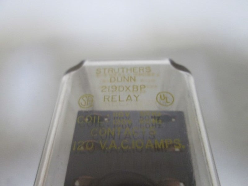 STRUTHERS-DUNN 219DXBP RELAY 120V  UNMP