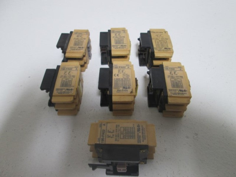 LOT OF 7 INDUSTRIAL SPARE PART 195-FA02 SER A UNMP