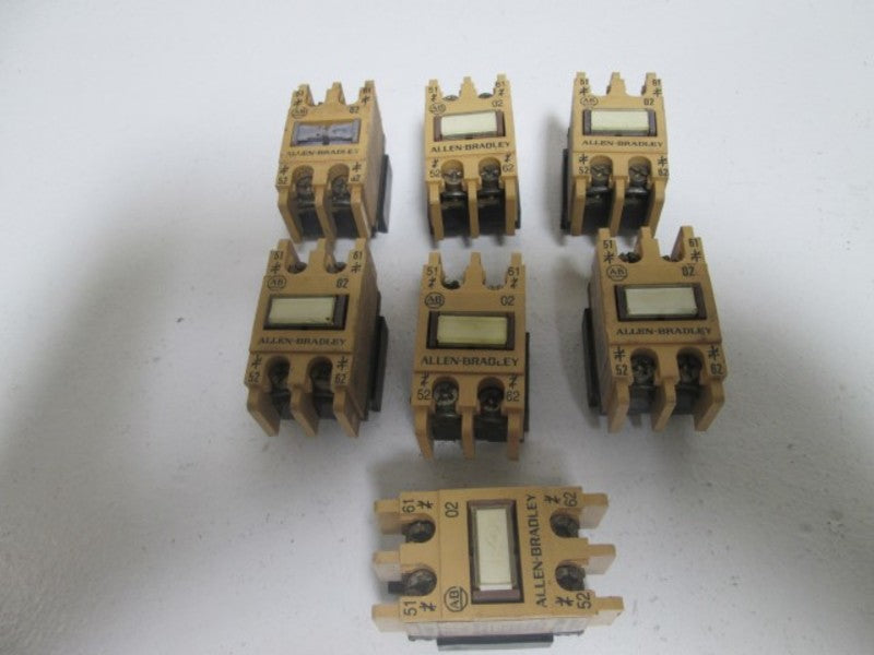 LOT OF 7 INDUSTRIAL SPARE PART 195-FA02 SER A UNMP
