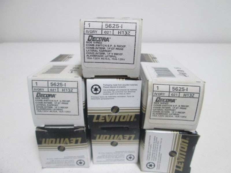 LOT OF 7 LEVITON 5625-I NSMP