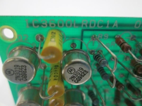 GENERAL ELECTRIC IC3600LRDC1A RELAY DRIVER BOARD  NSNP